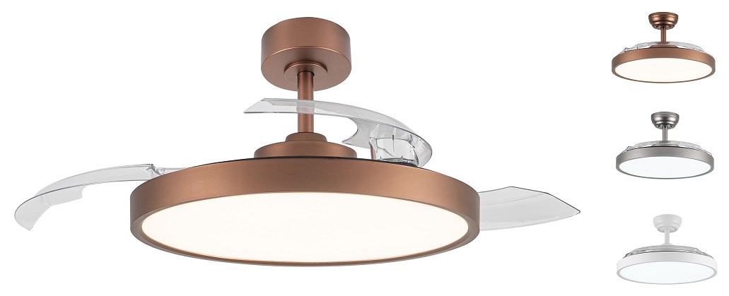 FANCO TRISTAR Retract 42 Inch Ceiling Fan